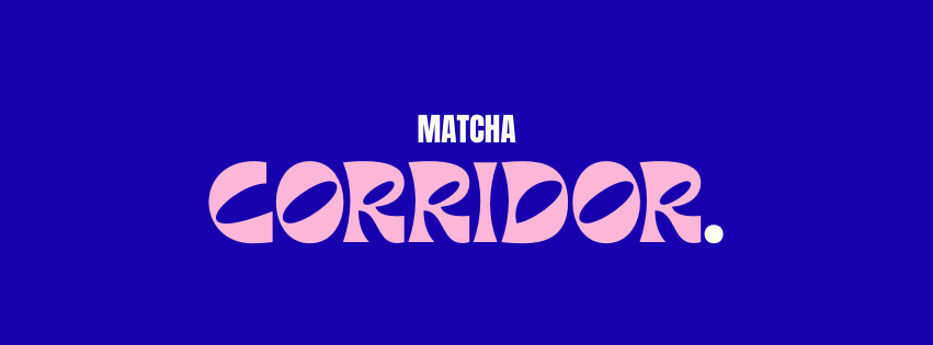 Matcha Corridor logo in a landscape format